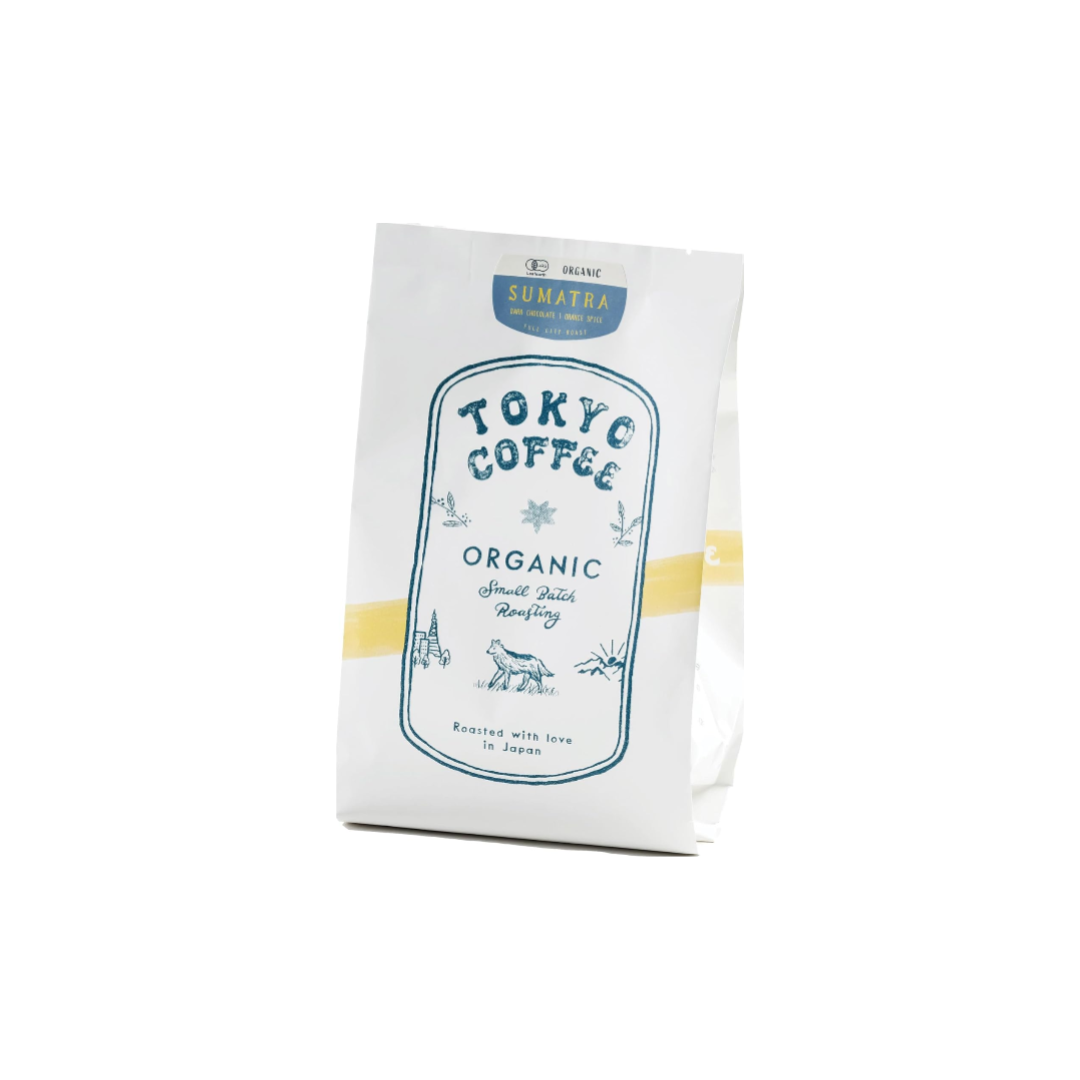 TOKYO COFFEE Premium Mandheling – Organic Sumatra Coffee, Medium-Fine Grind (200g)