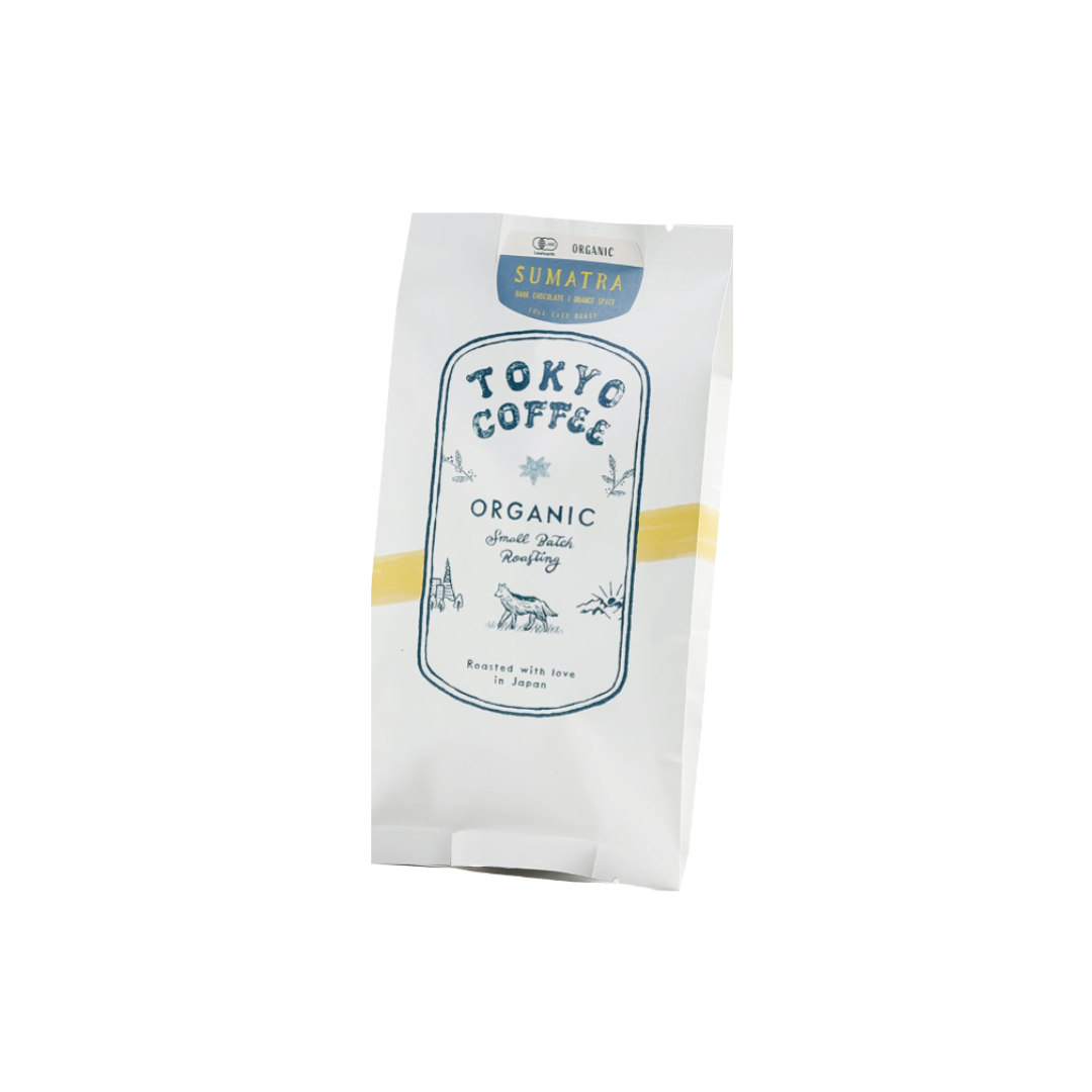TOKYO COFFEE Premium Mandheling Organic Coffee Beans – Sumatra Origin (100g)