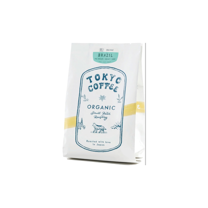 TOKYO COFFEE Brazilian Santos – Same-Day Home-Roasted Organic Coffee Beans (200g)