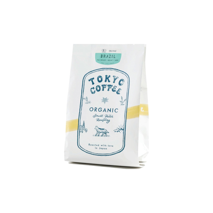 TOKYO COFFEE Brazilian Santos – Home-Roasted Organic Coffee Beans (200g)