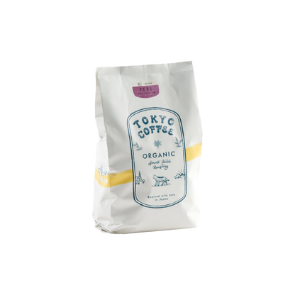 TOKYO COFFEE Peruvian Organic Coffee Beans – Medium Deep Roast, Home-Roasted