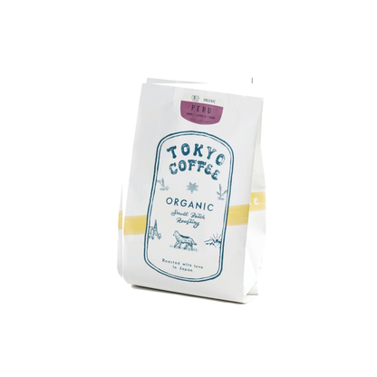 TOKYO COFFEE Peruvian Organic Coffee – Medium Roast, Medium-Fine Grind (200g)