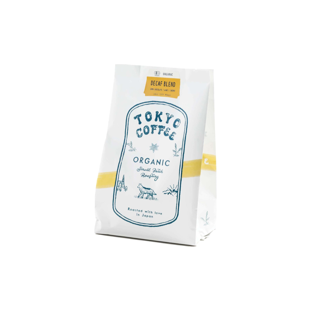TOKYO COFFEE Decafe Mocha Blend – Organic Ethiopian Coffee Beans (200g)