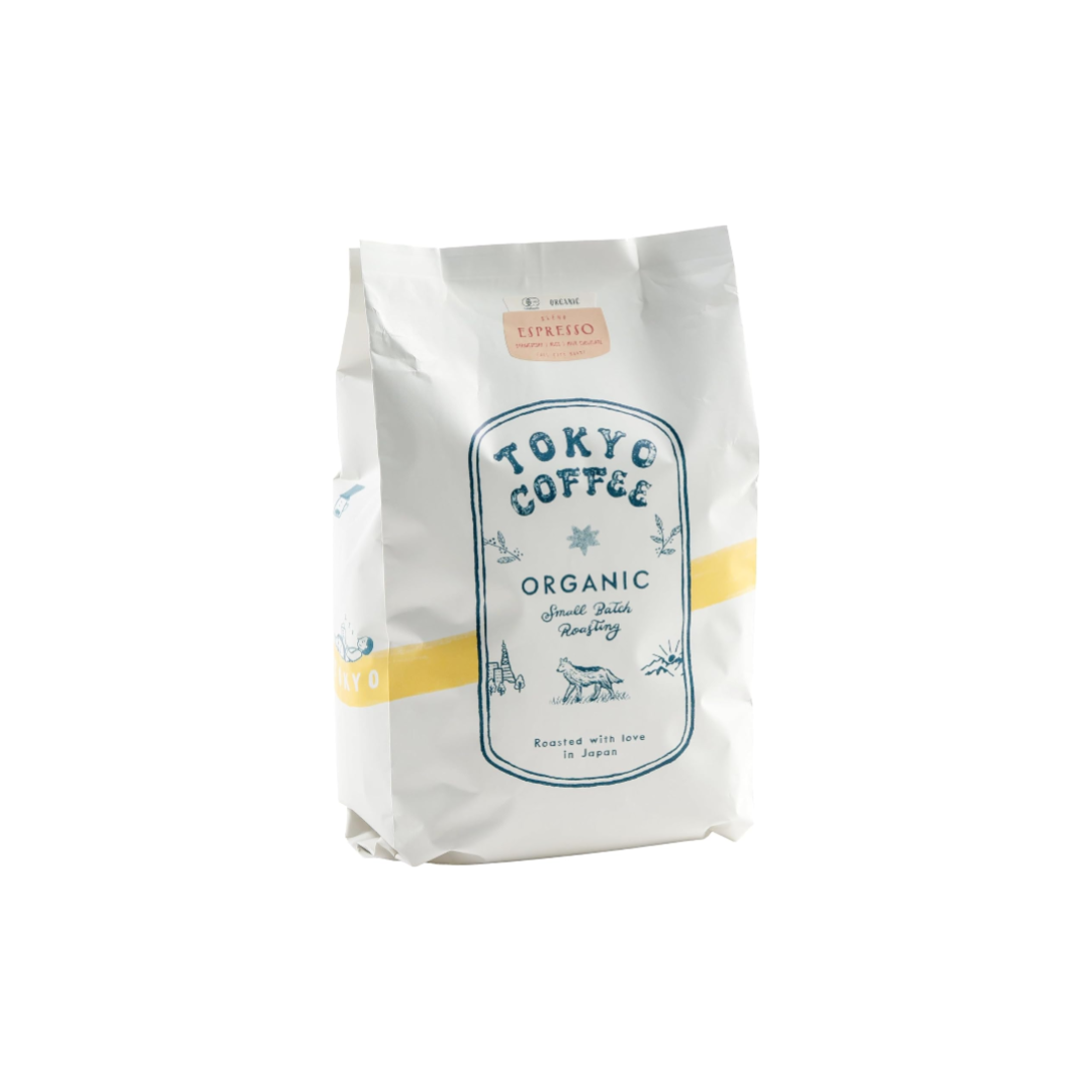 Tokyo Coffee Espresso Blend – Medium Roast Home-Roasted Organic Coffee Beans (1 kg)