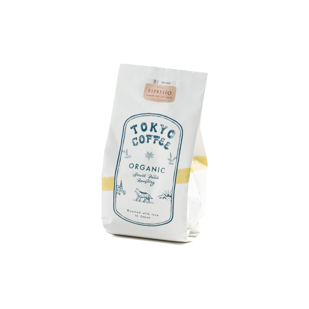 TOKYO COFFEE Espresso Blend – Organic Coffee Beans, Same-Day Roasted (400g)