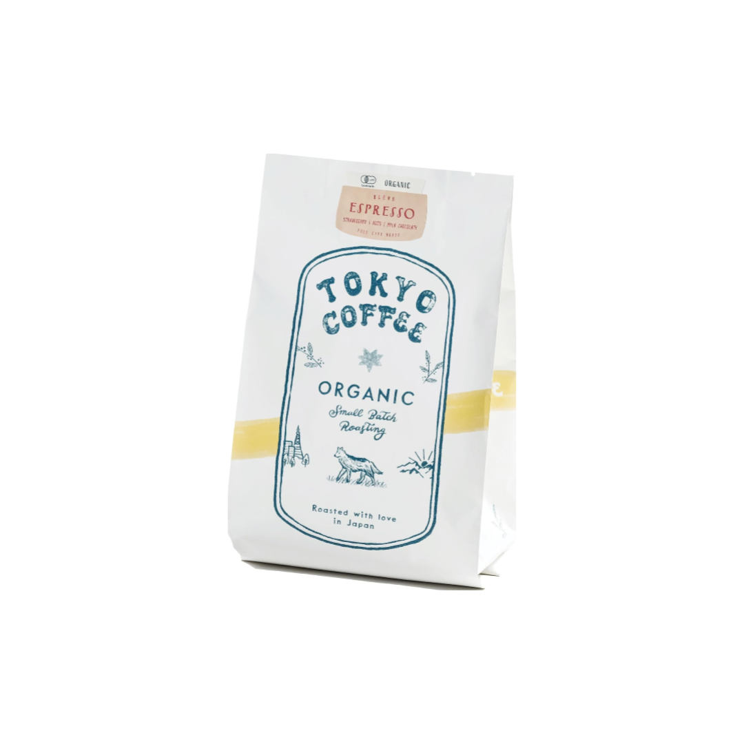 TOKYO COFFEE Espresso Blend – Organic Coffee Beans, Same-Day Roasted (200g)