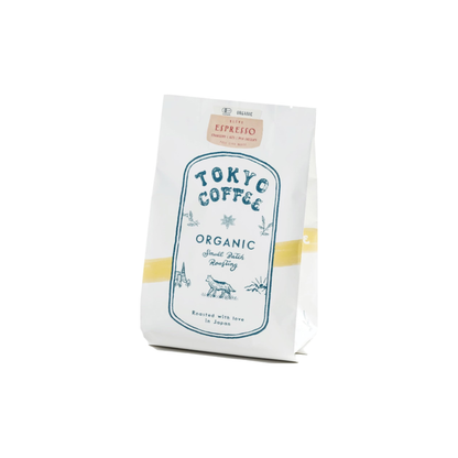 TOKYO COFFEE Espresso Blend – Organic Coffee Beans, Same-Day Roasted (200g)