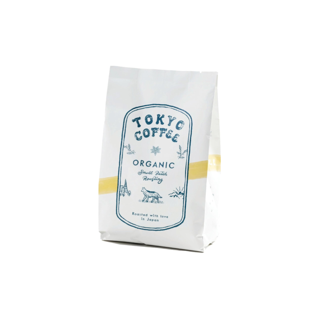 TOKYO COFFEE Original Organic Blend – Home-Roasted JAS Certified Coffee Beans (200g)