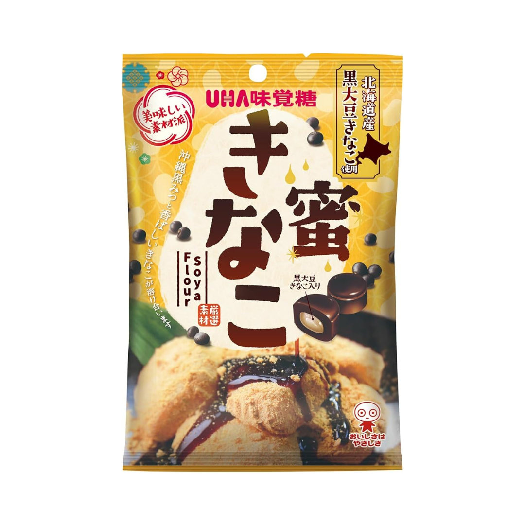 UHA Mikakuto Honey Soybean Soybean Soybean 4.9 oz (109 g) x 6 Bags