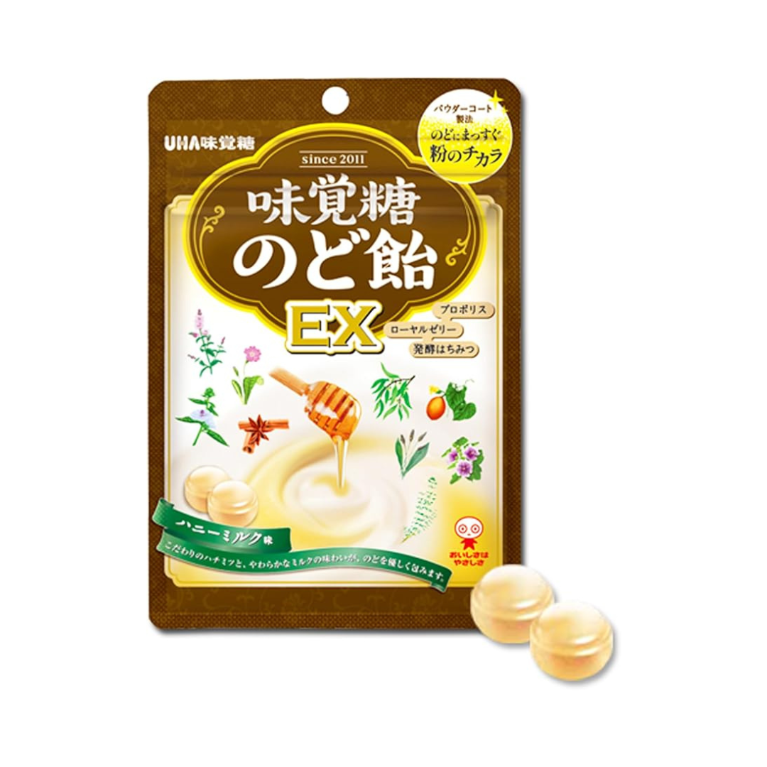 UHA Mikakuto Mikakuto Flavor Sugar Throat EX Bags, 3.2 oz (90 g) x 6 Bags