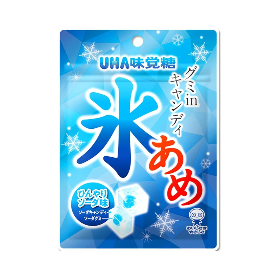 UHA Mikakuto Ice Candy Soda, 2.3 oz (63 g) x 6 Bags