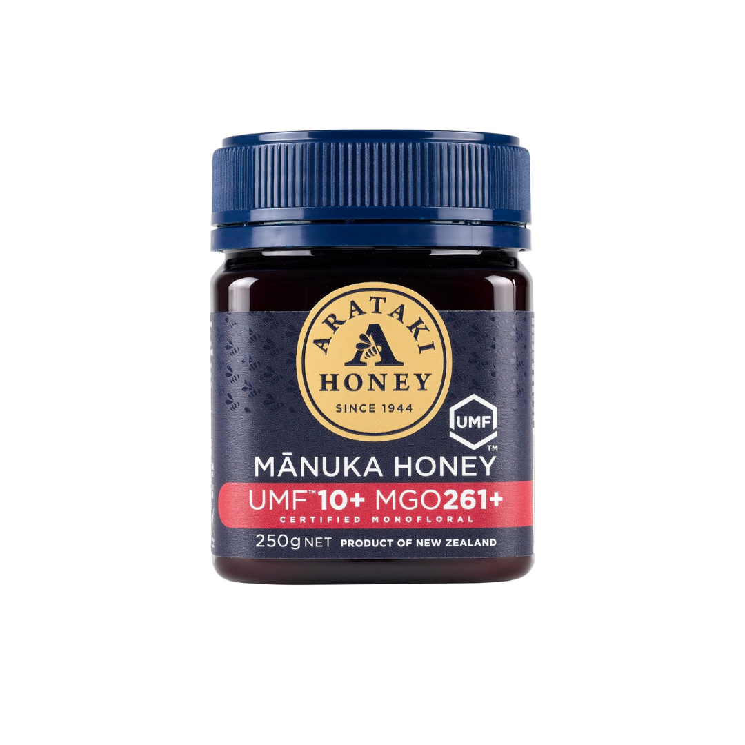 UMF 10+ MGO 261+ Manuka Honey 250g | Raw, Unheated &amp; Additive-Free | Authentic New Zealand Manuka Honey