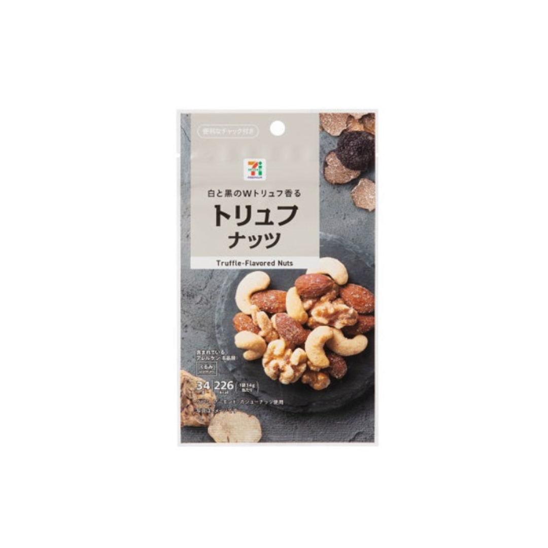 7 Premium Truffle-Flavored Mixed Nuts 34g – Pack of 2 | Japanese Convenience Store Snack