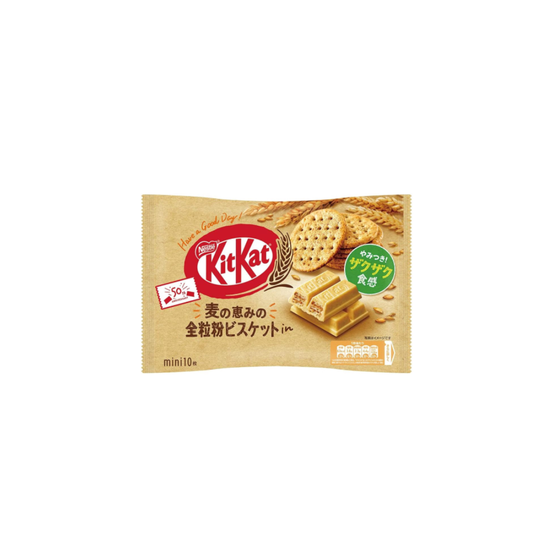 Nestlé KitKat Mini Whole Grain Biscuit 10 Pc – Japan