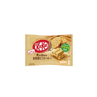 Nestlé KitKat Mini Whole Grain Biscuit 10 Pc – Japan