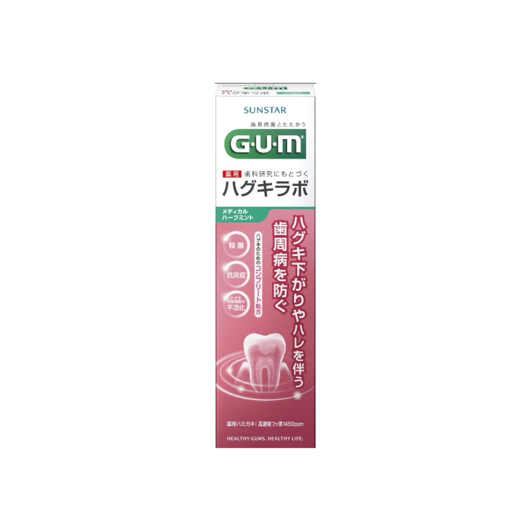 Sunstar Gum Hug Kirabo Paste Medical Herb Mint, 3.0 oz (85 g)