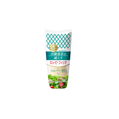 Kewpie Fitte, 7.4 oz (210 g) x 4 Bottles with Functional Display