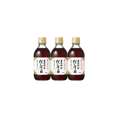 Niben Mellow Ponzu Sauce – Made in Japan with Yuzu Juice &amp; Hokkaido Kelp, 300 ml x 3 Bottles