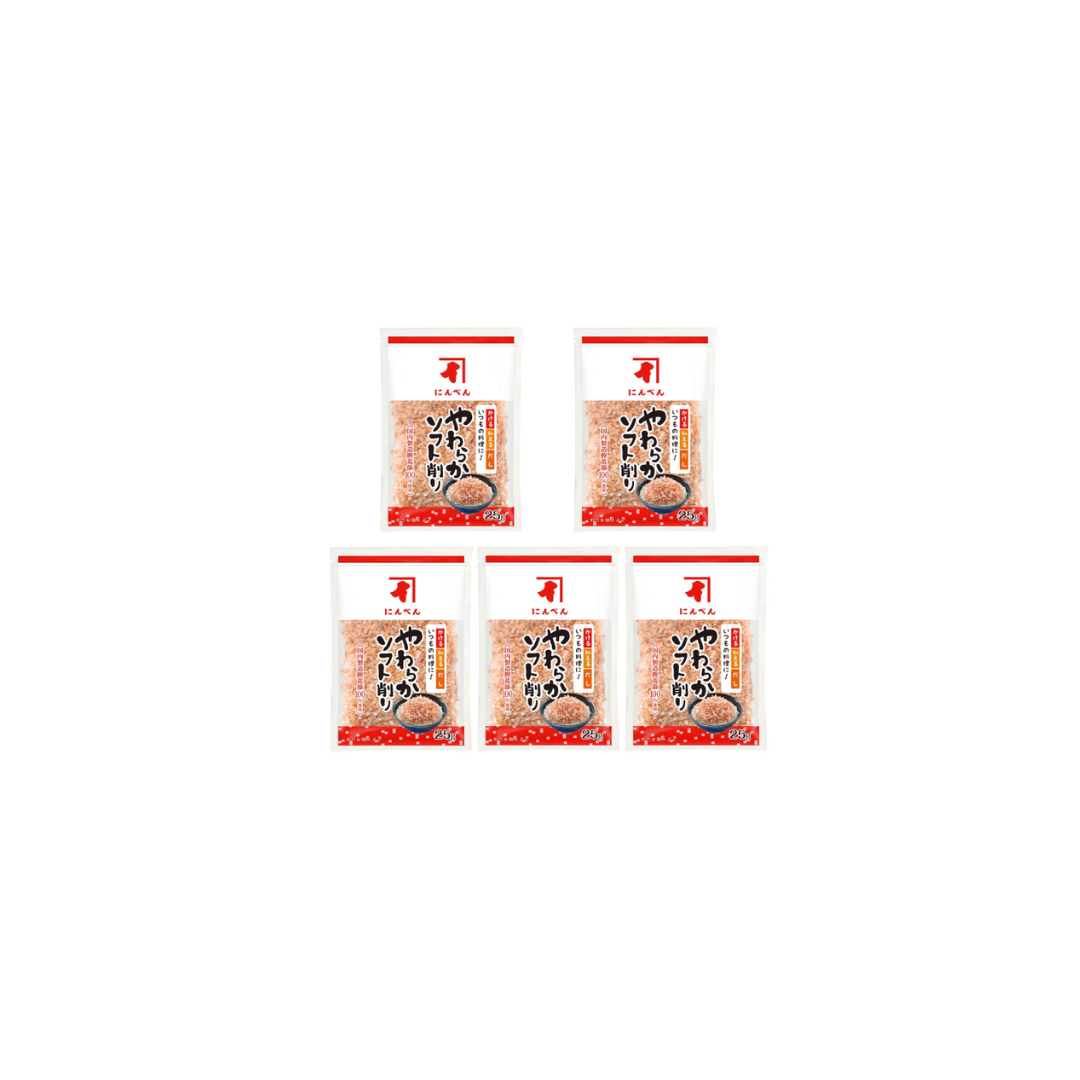 Niben Soft Bonito Shavings – Bonito Broth (25 g x 5 Packs), Since 1699