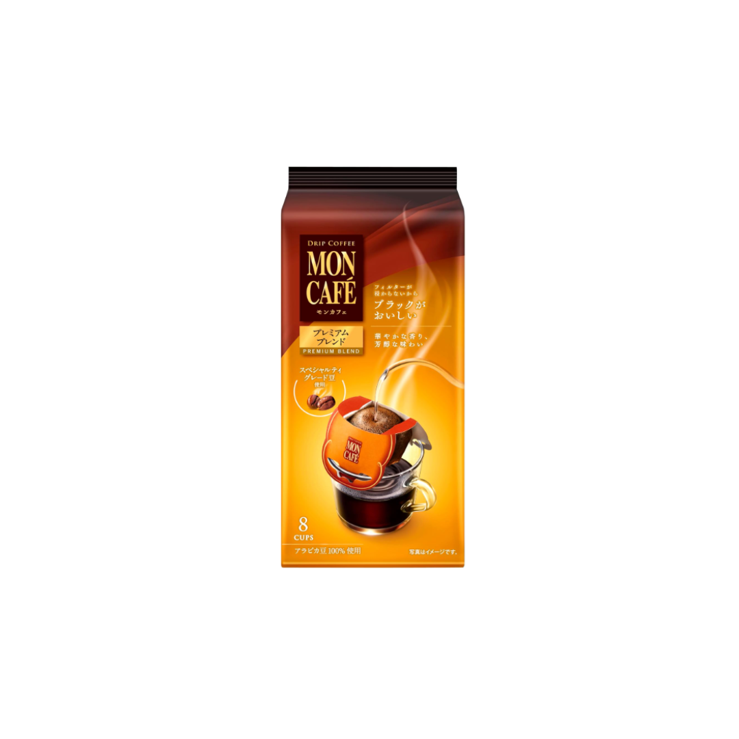 Mon Café Premium Blend Drip Coffee – 8 Bags × 3 Packs (Total 24 Bags)