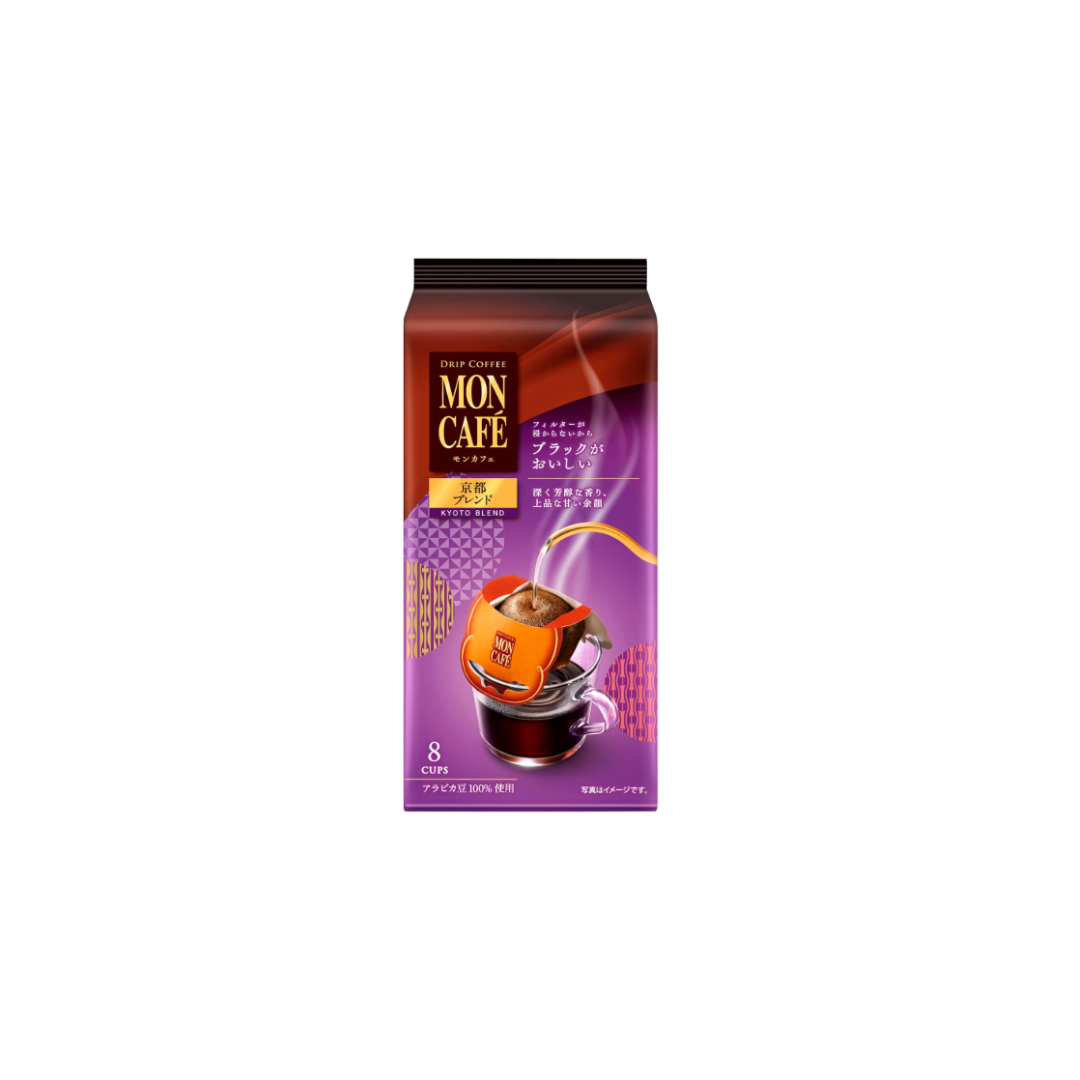 Mon Café Kyoto Blend Drip Coffee – 8 Bags × 3 Packs (24 Bags)
