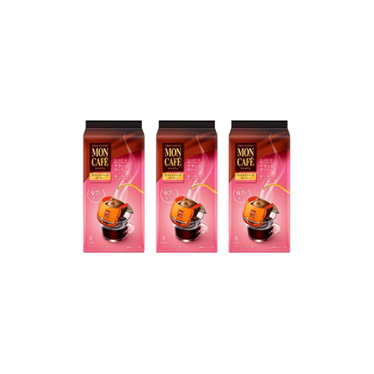 Mon Café Caffeinated Drip Coffee – 8 Bags × 3 Packs (24 Bags)