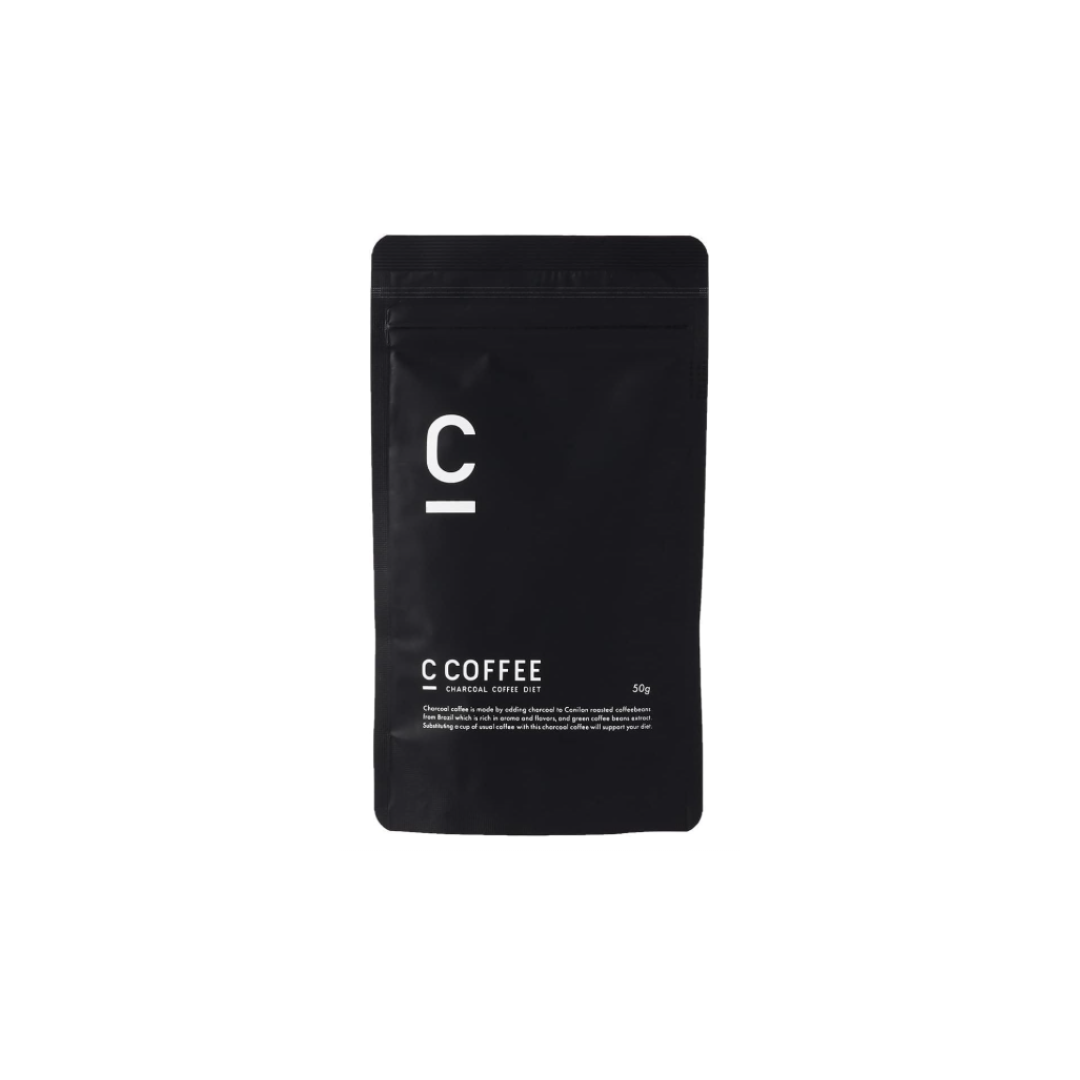 C COFFEE Half Size 50g – Diet Coffee Replacement with Charcoal &amp; MCT Oil