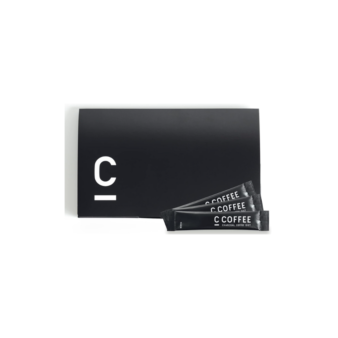 C COFFEE Stick 20-Pack – Diet Charcoal Coffee Replacement Powder (3.3 g Each)