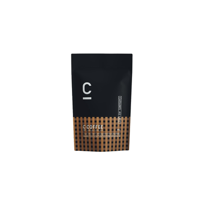 C COFFEE Caramel au Lait Charcoal Diet Coffee with MCT Oil – 3.5 oz (100 g)
