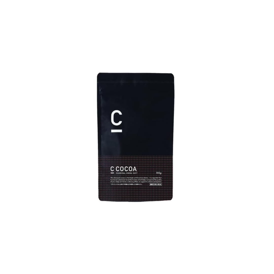 C COCOA Sleeping Charcoal Cocoa with GABA, MCT Oil &amp; Lactic Acid Bacteria – 4.7 oz (105 g)