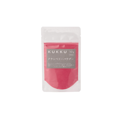 KUKKU Cranberry Powder (Additive-Free), 1.1 oz (30 g)
