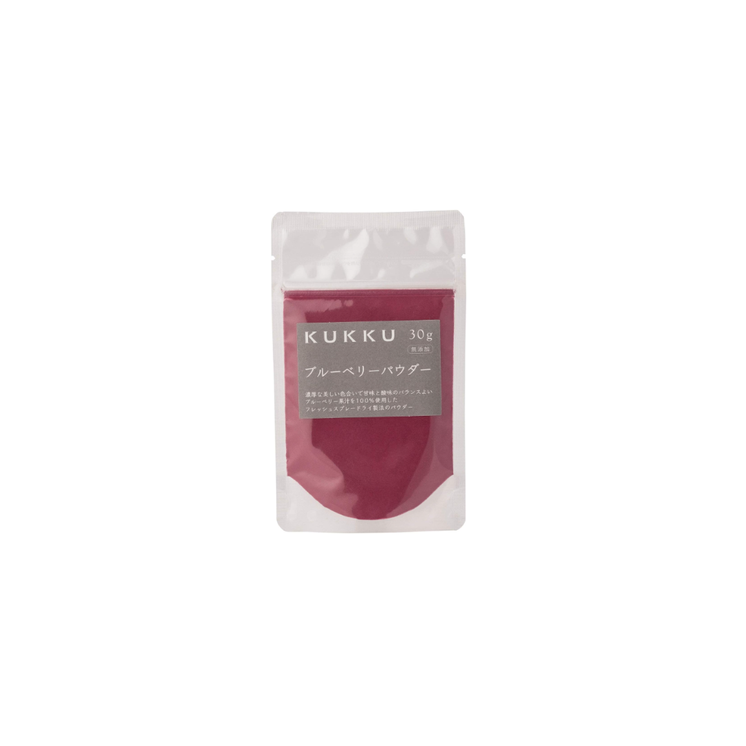 KUKKU Blueberry Powder (Additive-Free), 1.1 oz (30 g)