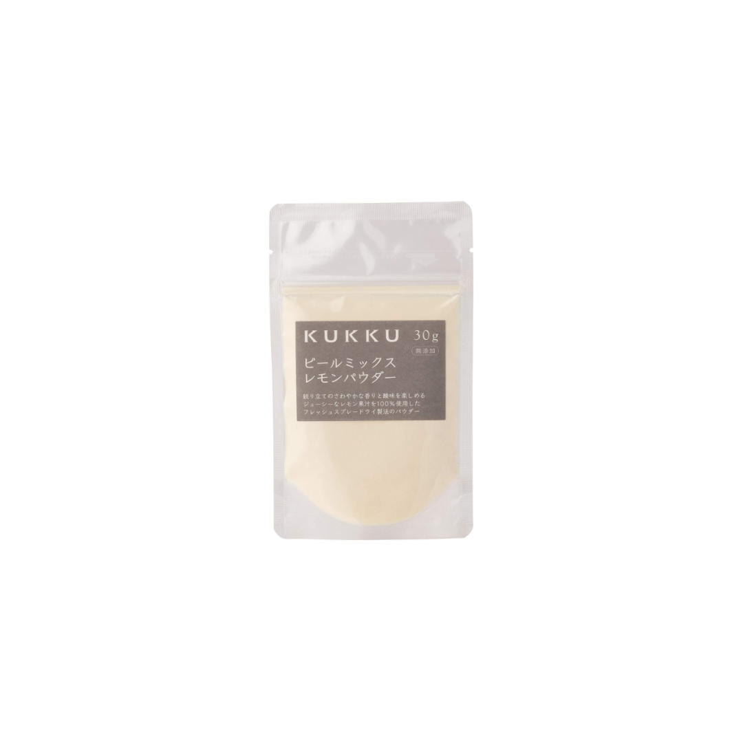 KUKKU Peel Mix Lemon Powder (Additive-Free), 1.1 oz (30 g)
