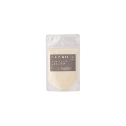KUKKU Peel Mix Lemon Powder (Additive-Free), 1.1 oz (30 g)