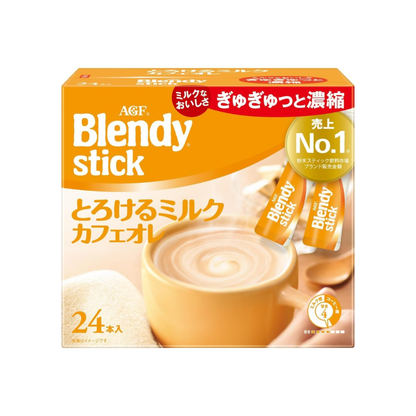 AGF Blendy Stick Melting Milk Cafe au Lait | Made in Japan | Instant Coffee
