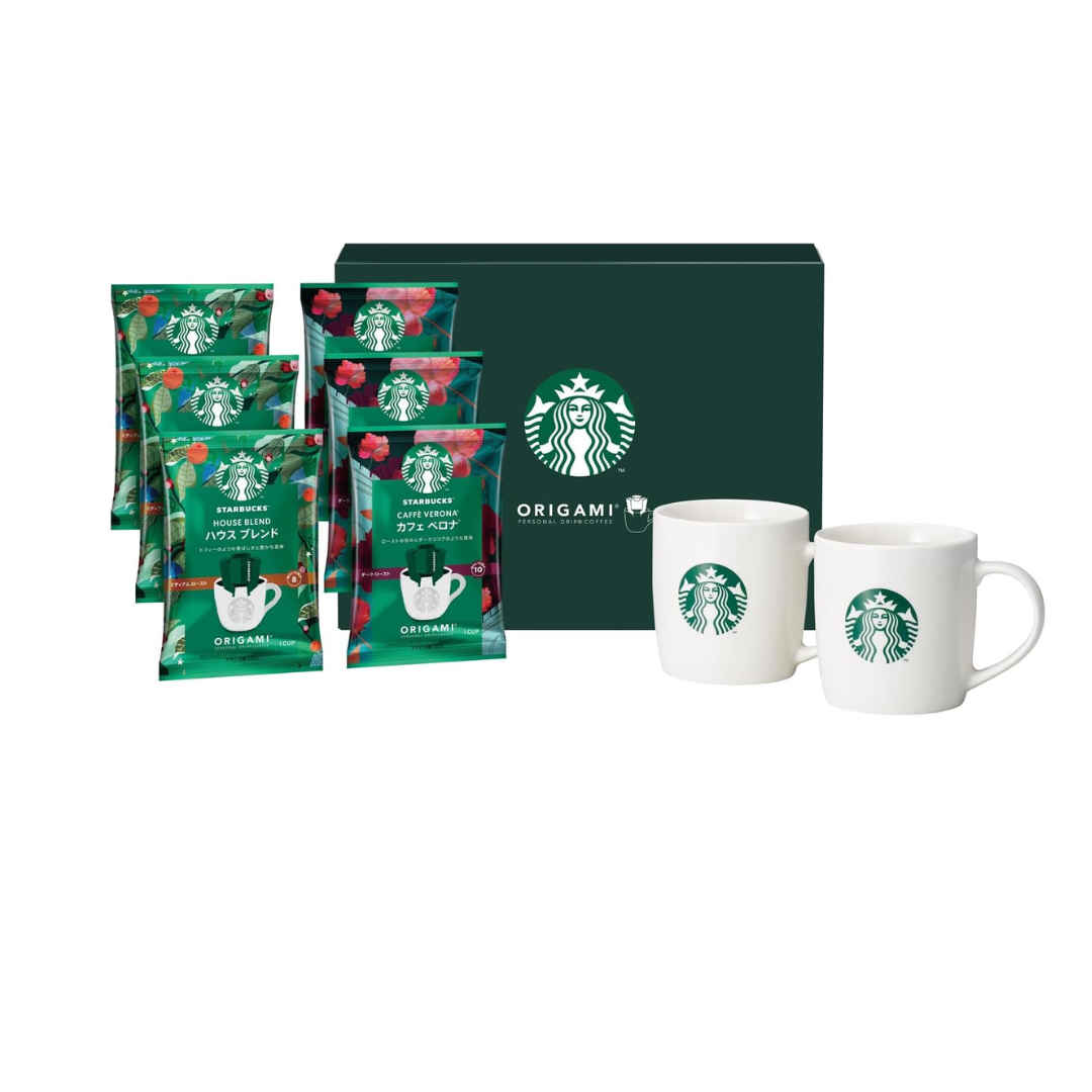Starbucks Origami with Mug Gift SBC-30B [Personal Drip Coffee Casual Small Gift Souvenir] | Made in Japan