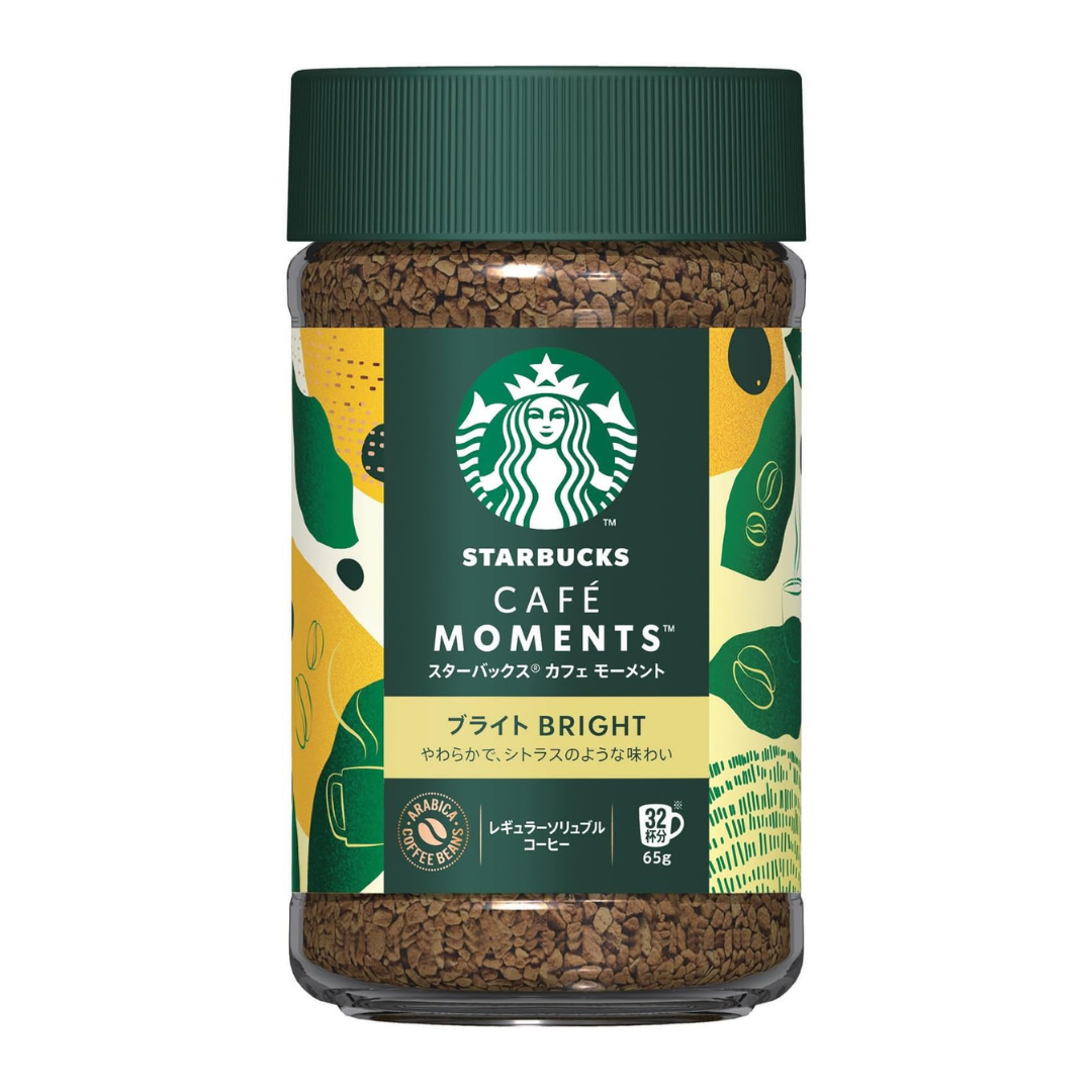 Starbucks Cafe Moments Bright 65g [32 Cups Soluble Coffee, Blonde Roast] | Made in Japan