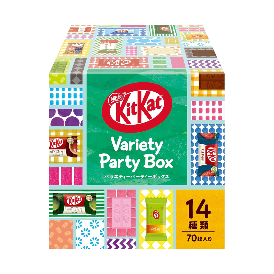 Nestle KitKat Mini Variety Party Box 70 Pieces | Made in Japan