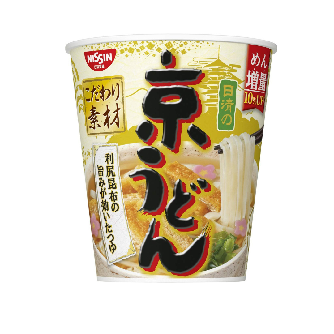 Nissin Foods Nisshin no Kyo Udon, 2.4 oz (69 g) | Pack of 2 | Made in Japan | Instant Cup Noodles