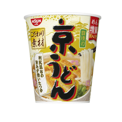 Nissin Foods Nisshin no Kyo Udon, 2.4 oz (69 g) | Pack of 2 | Made in Japan | Instant Cup Noodles