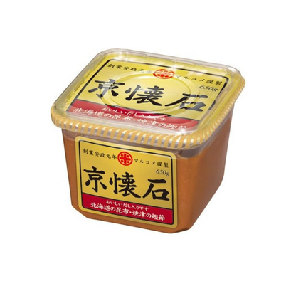 Marukome Kyo-Kaiseki Miso with Dashi, Hokkaido Kelp and Yaizu Bonito Flakes, 650g | Made in Japan
