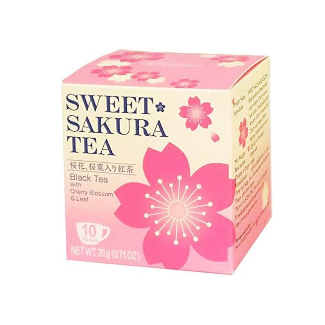 Japan Green Tea Center Tea Boutique Sweet Sakura Tea Black Tea 20g | 10 Tea Bags | Made in Japan