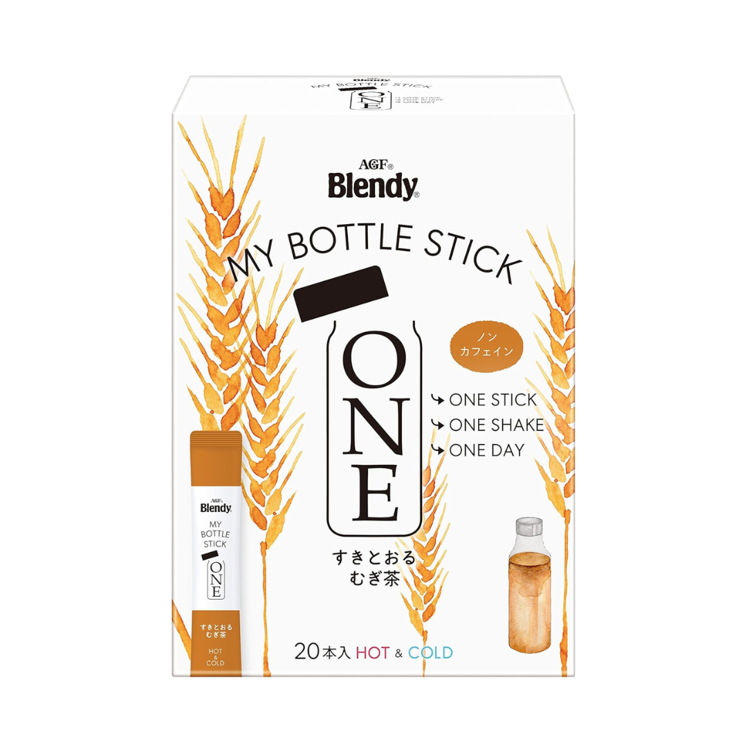 AGF Blendy My Bottle Stick One Transparent Barley Tea 20 Sticks [Barley Tea Stick] [For Water Bottle] | Made in Japan
