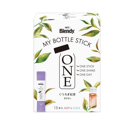 AGF Blendy My Bottle Stick One Relaxing Tea 15 Bottles [Iced Tea] [No Tea Bags Required] | Made in Japan