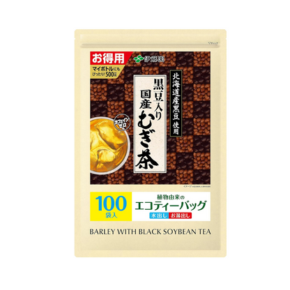 Itoen Japanese Barley Tea with Black Beans, Tea Bags, 4.0g x 100 Tea Bags | Made in Japan | Japanese Barley Tea
