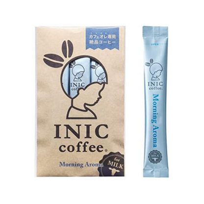 INIC coffee Morning Aroma Sticks 3 sticks [Exquisite coffee for cafe au lait] [The best powdered coffee] [Taste used by world barista champions] 18g | Made in Japan