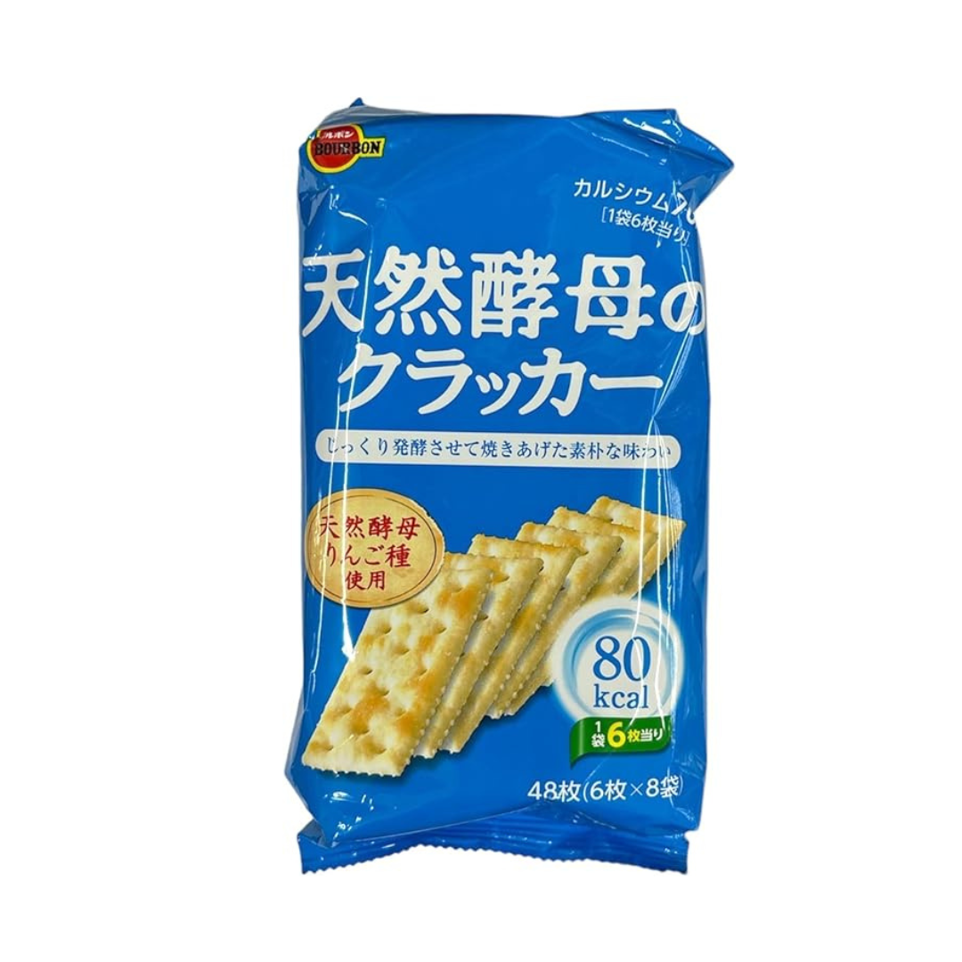 Bourbon Natural Yeast Crackers 160g | Pack of 2 | Made in Japan