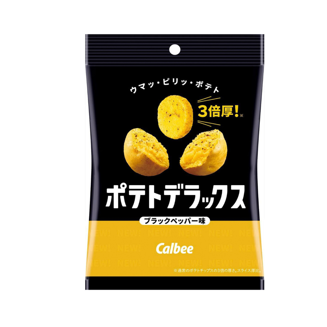 Calbee Deluxe Black Pepper Flavor Potato Snack 50g
