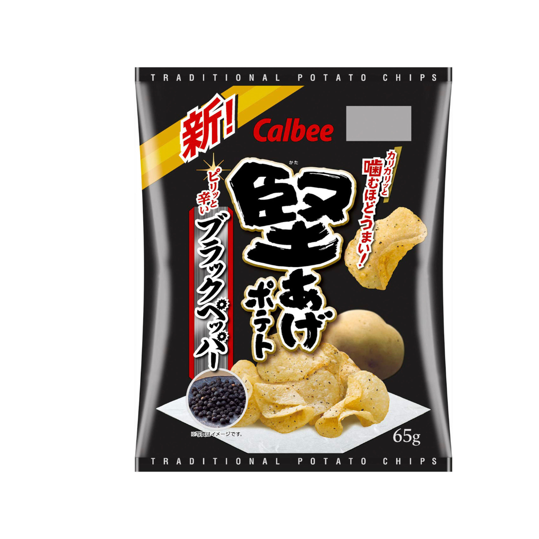 Calbee Fried Potato Black Pepper 65g