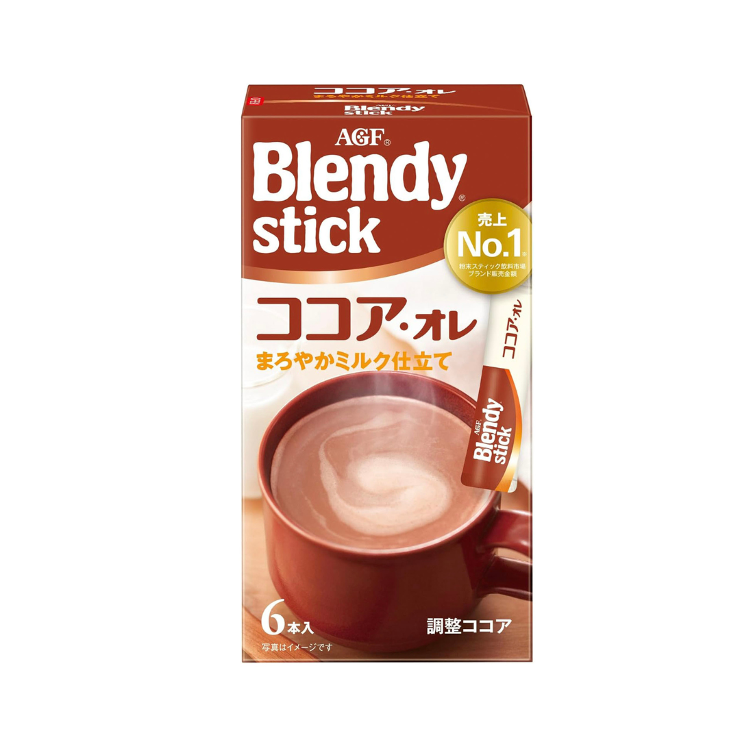AGF Blendy Stick Cocoa au Lait [Milk Cocoa] | Made in Japan | Japanese Cocoa